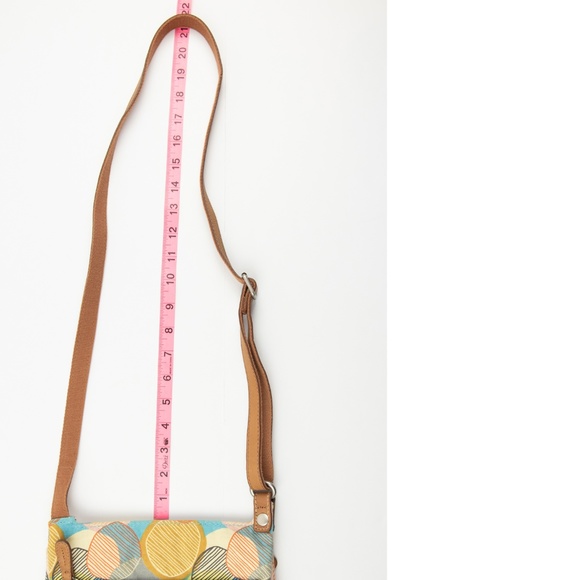 Fossil Crossbody Purse Modern Circles Scribble Colorful Crossbody Bag - Picture 8 of 8